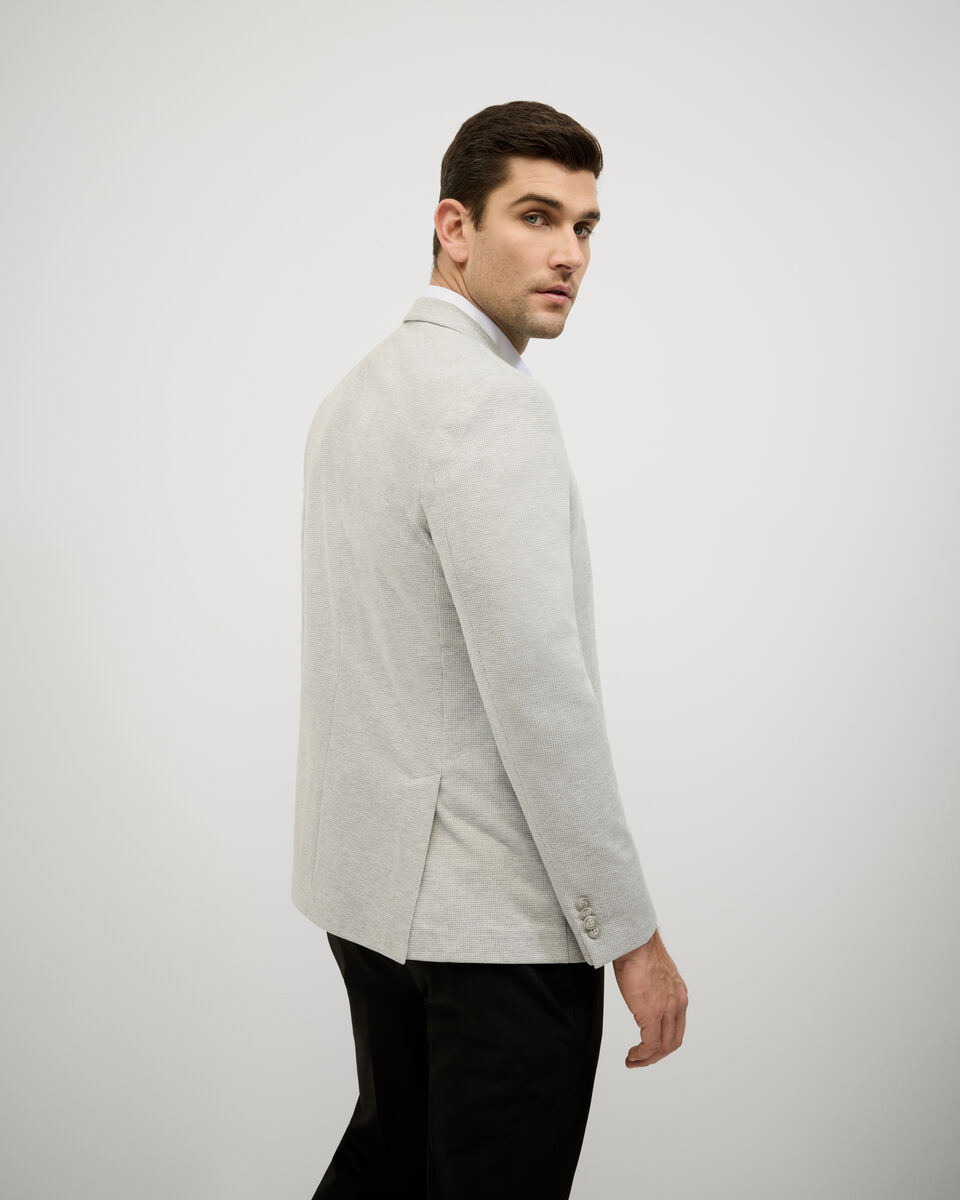 Slim Stretch Travel Blazer, Light Grey, hi-res
